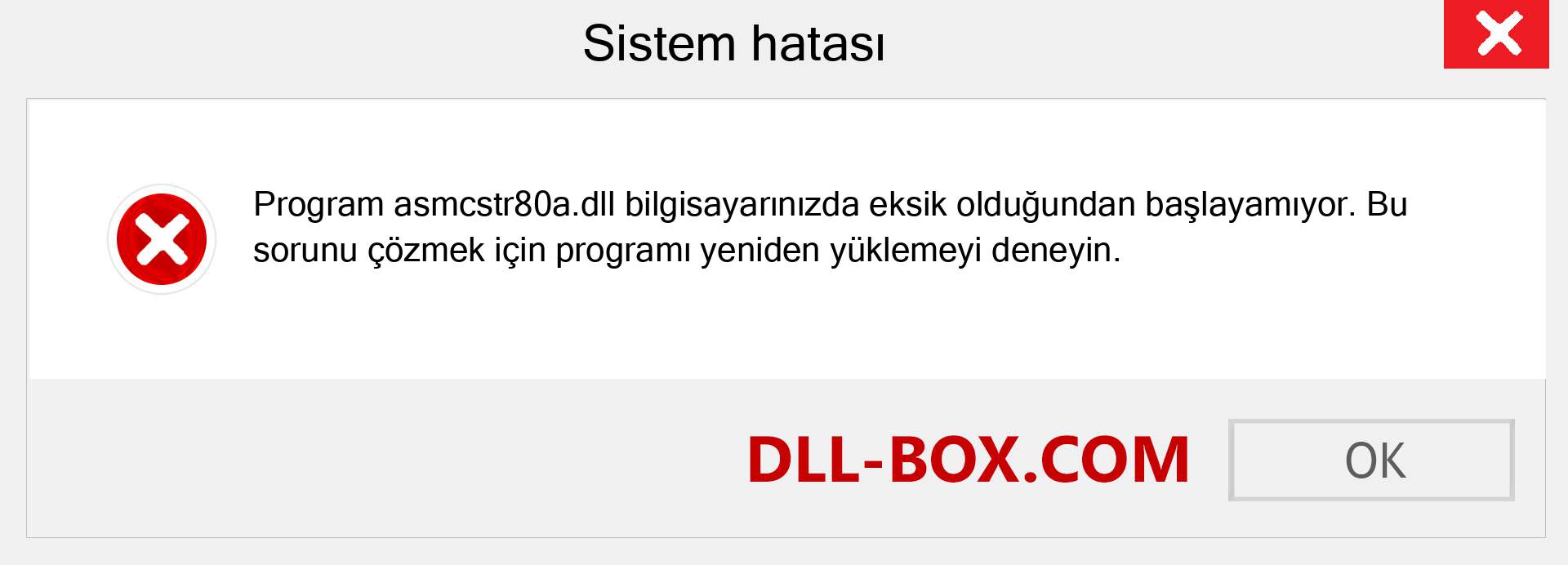 asmcstr80a.dll dosyası eksik mi? Windows 7, 8, 10 için İndirin - Windows'ta asmcstr80a dll Eksik Hatasını Düzeltin, fotoğraflar, resimler